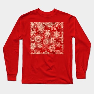 Snowflakes pattern Long Sleeve T-Shirt